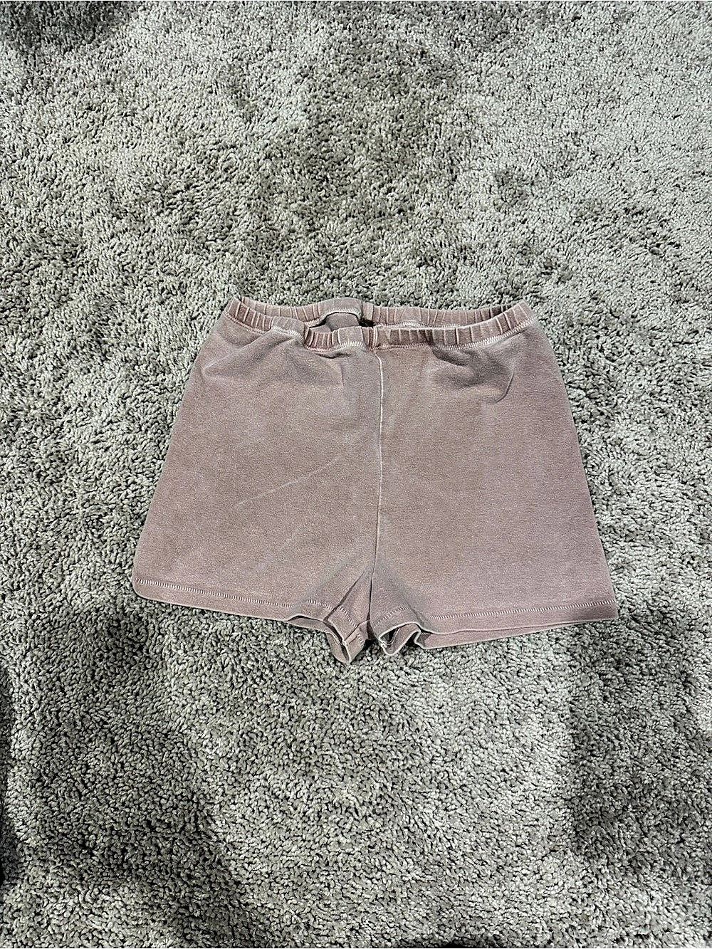 SKIMS Mauve Cotton Athletic Shorts